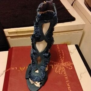 Stylish Blue Women's Shoe Navy BLUE